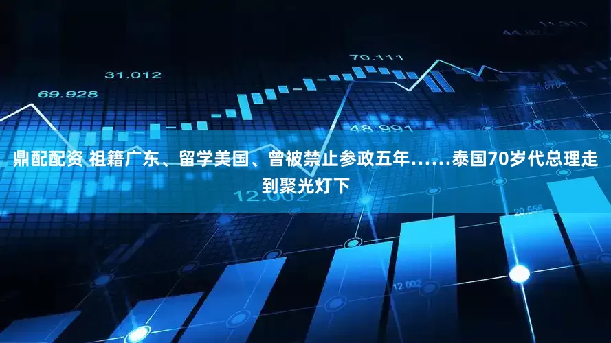 鼎配配资 祖籍广东、留学美国、曾被禁止参政五年……泰国70岁代总理走到聚光灯下